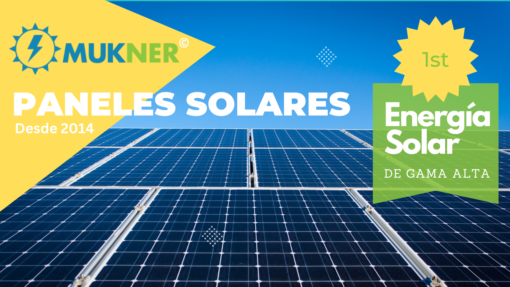 Mukner Paneles Solares para Casa Alta Gama